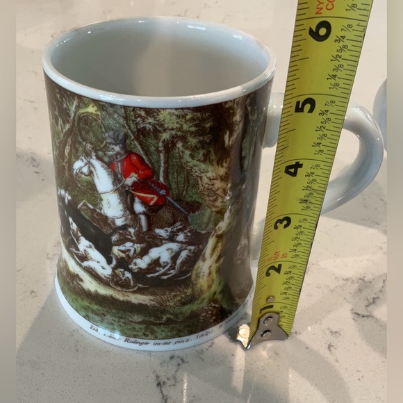 2 Beautiful Vintage Kaiser W. Germany Mugs/Hunting Theme Hounds & Horses - Picture 4 of 11